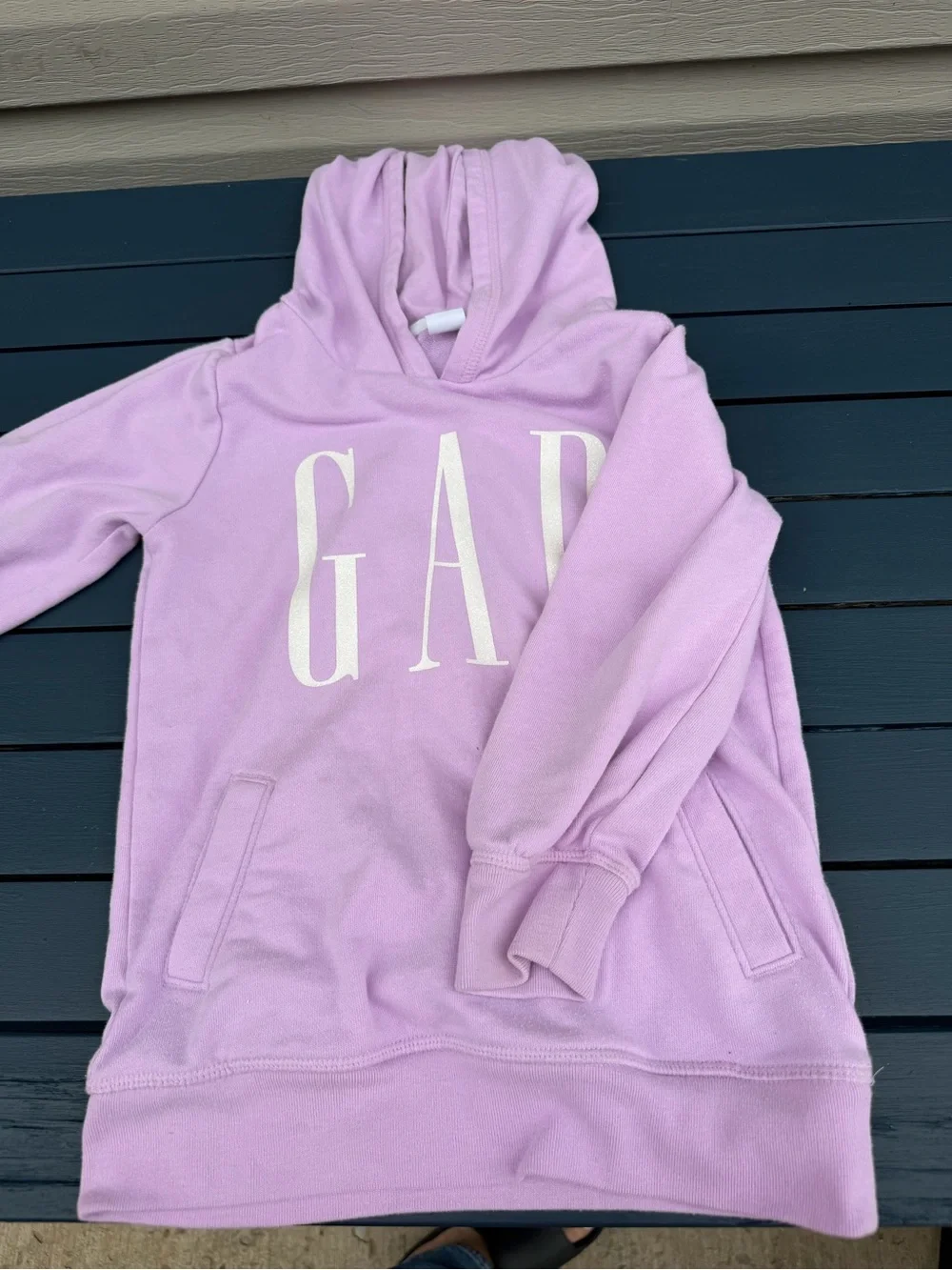 GAP Lavender Hoodie with White Logo